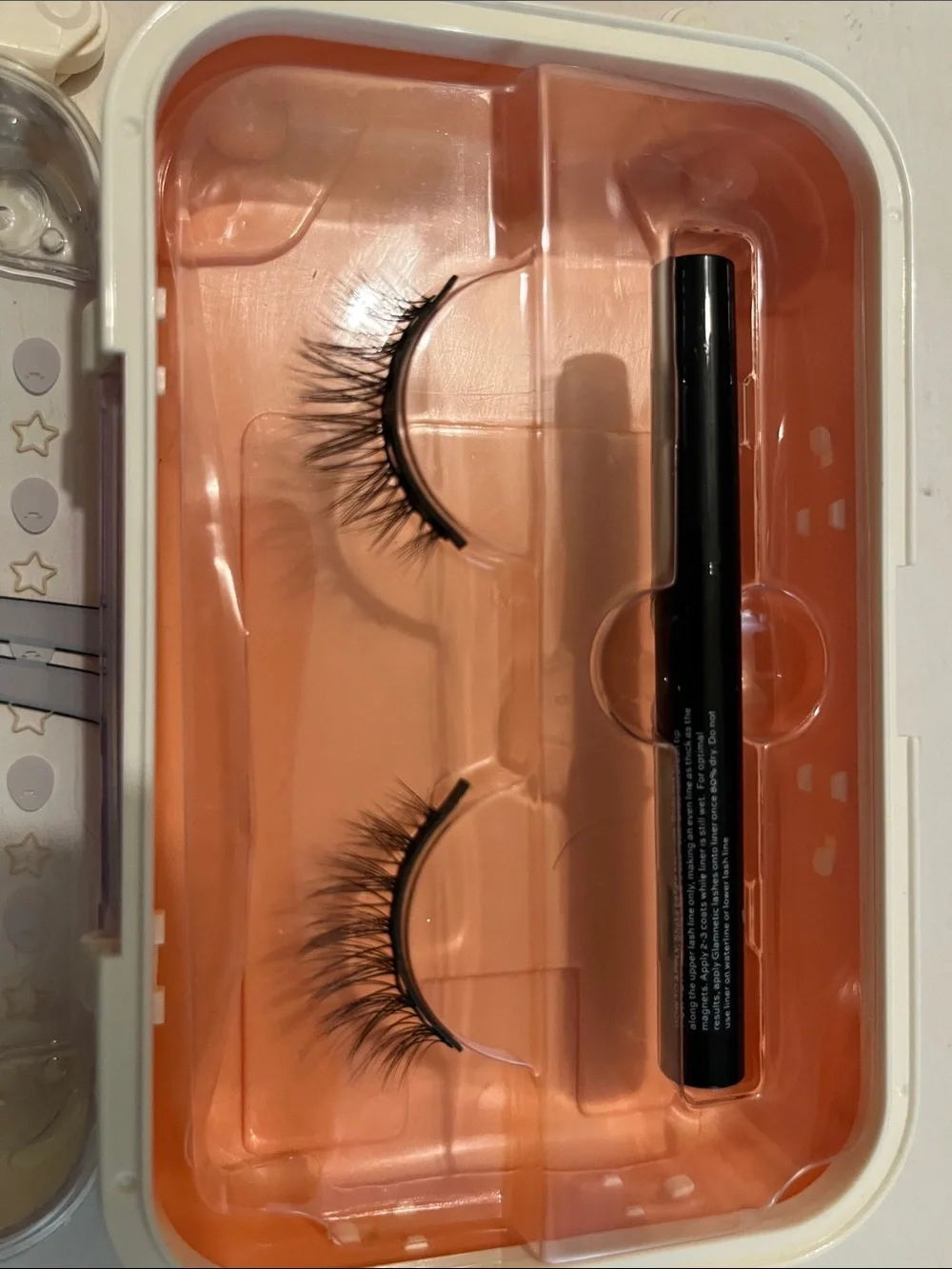 Glamnetic x Hello Kitty Gudetama Luggage Makeup Case with Lashes & Eyeliner